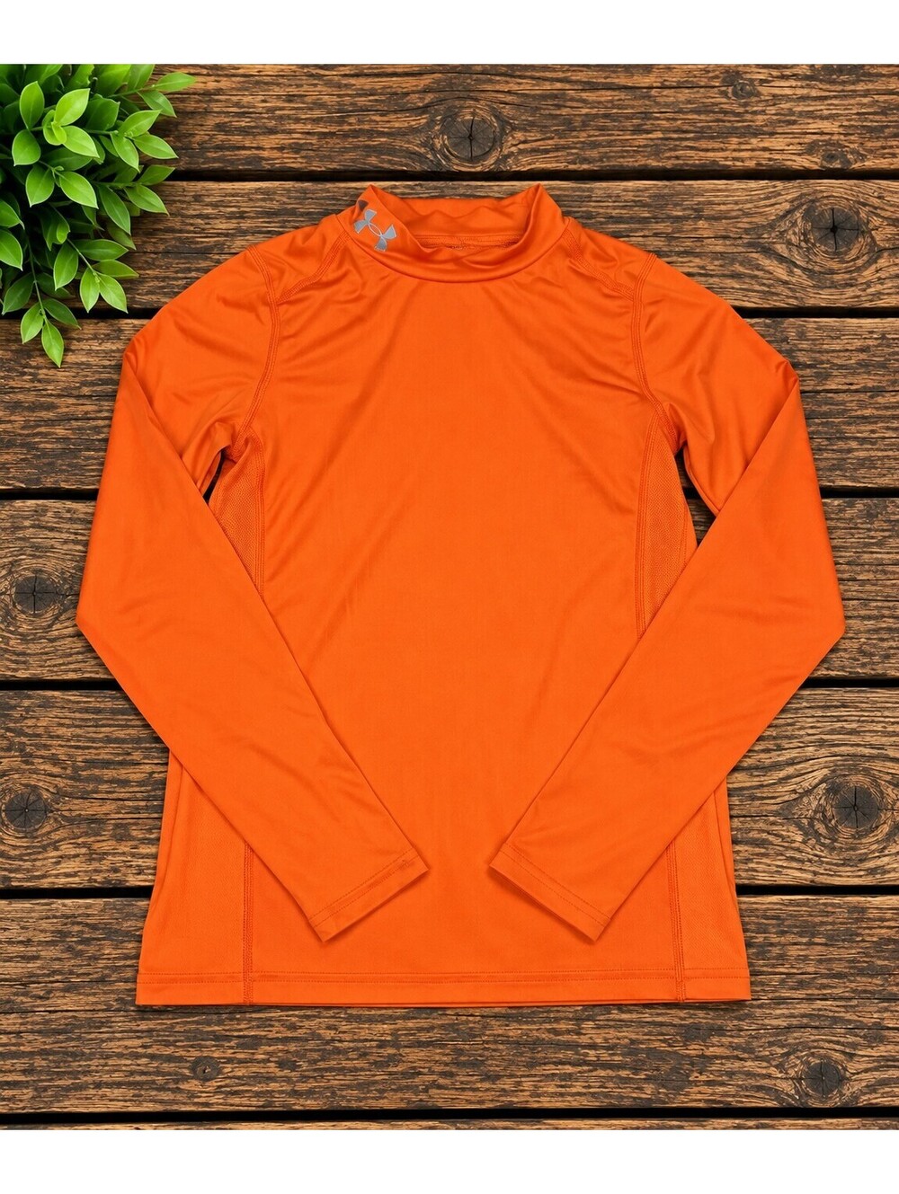 YMD Under Armour cold gear Orange long sleeve athletic shirt